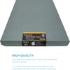 image:imageLineco Clamshell Archival Storage Box 165x205x175 Inch Black  AcidFree with Metal Edge Boxboard Organize and Store Photos Documents Cards Negatives Magazine Prints Family Records DIYGray
