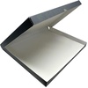 image:imageLineco Clamshell Archival Storage Box 165x205x175 Inch Black  AcidFree with Metal Edge Boxboard Organize and Store Photos Documents Cards Negatives Magazine Prints Family Records DIYGray
