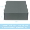 image:imageLineco Museum Archival Storage Box Drop Front 975x1275x3 in Gray  AcidFree with Metal Edge Preserves Picture Longevity Organize Photos Newspapers Prints Documents Crafts DIYGray