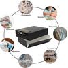 image:imageLineco Museum Archival Storage Box Drop Front 975x1275x3 in Gray  AcidFree with Metal Edge Preserves Picture Longevity Organize Photos Newspapers Prints Documents Crafts DIYSimple Black