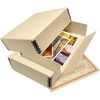 image:imageLineco Museum Archival Storage Box Drop Front 975x1275x3 in Gray  AcidFree with Metal Edge Preserves Picture Longevity Organize Photos Newspapers Prints Documents Crafts DIYTan