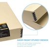 image:imageLineco Museum Archival Storage Box Drop Front 975x1275x3 in Gray  AcidFree with Metal Edge Preserves Picture Longevity Organize Photos Newspapers Prints Documents Crafts DIYTan