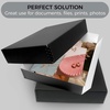 image:imageLineco Museum Archival Storage Box Drop Front 975x1275x3 in Gray  AcidFree with Metal Edge Preserves Picture Longevity Organize Photos Newspapers Prints Documents Crafts DIYBlack
