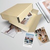 image:imageLineco Museum Archival Storage Box Drop Front 975x1275x3 in Gray  AcidFree with Metal Edge Preserves Picture Longevity Organize Photos Newspapers Prints Documents Crafts DIYTan