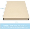 image:imageLineco Museum Archival Storage Box Drop Front 975x1275x3 in Gray  AcidFree with Metal Edge Preserves Picture Longevity Organize Photos Newspapers Prints Documents Crafts DIYTan