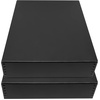 image:imageLineco Museum Archival Storage Box Drop Front 975x1275x3 in Gray  AcidFree with Metal Edge Preserves Picture Longevity Organize Photos Newspapers Prints Documents Crafts DIYBlack