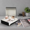 image:imageLineco Museum Archival Storage Box Drop Front 975x1275x3 in Gray  AcidFree with Metal Edge Preserves Picture Longevity Organize Photos Newspapers Prints Documents Crafts DIYSimple Black