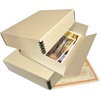 image:imageLineco Museum Archival Storage Box Drop Front 975x1275x3 in Gray  AcidFree with Metal Edge Preserves Picture Longevity Organize Photos Newspapers Prints Documents Crafts DIYTan