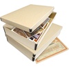 image:imageLineco Museum Archival Storage Box Drop Front 975x1275x3 in Gray  AcidFree with Metal Edge Preserves Picture Longevity Organize Photos Newspapers Prints Documents Crafts DIYBeige