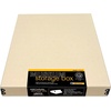image:imageLineco Museum Archival Storage Box Drop Front 975x1275x3 in Gray  AcidFree with Metal Edge Preserves Picture Longevity Organize Photos Newspapers Prints Documents Crafts DIYTan