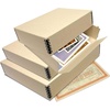 image:imageLineco Museum Archival Storage Box Drop Front 975x1275x3 in Gray  AcidFree with Metal Edge Preserves Picture Longevity Organize Photos Newspapers Prints Documents Crafts DIYTan