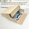 image:imageLineco Museum Archival Storage Box Drop Front 975x1275x3 in Gray  AcidFree with Metal Edge Preserves Picture Longevity Organize Photos Newspapers Prints Documents Crafts DIYTan