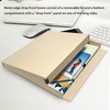 image:imageLineco Museum Archival Storage Box Drop Front 975x1275x3 in Gray  AcidFree with Metal Edge Preserves Picture Longevity Organize Photos Newspapers Prints Documents Crafts DIYTan