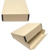 image:imageLineco Museum Archival Storage Box Drop Front 975x1275x3 in Gray  AcidFree with Metal Edge Preserves Picture Longevity Organize Photos Newspapers Prints Documents Crafts DIYTan