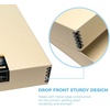 image:imageLineco Museum Archival Storage Box Drop Front 975x1275x3 in Gray  AcidFree with Metal Edge Preserves Picture Longevity Organize Photos Newspapers Prints Documents Crafts DIYTan