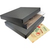 image:imageLineco Museum Archival Storage Box Drop Front 975x1275x3 in Gray  AcidFree with Metal Edge Preserves Picture Longevity Organize Photos Newspapers Prints Documents Crafts DIYGray