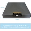 image:imageLineco Museum Archival Storage Box Drop Front 975x1275x3 in Gray  AcidFree with Metal Edge Preserves Picture Longevity Organize Photos Newspapers Prints Documents Crafts DIYGray
