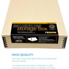 image:imageLineco Museum Archival Storage Box Drop Front 975x1275x3 in Gray  AcidFree with Metal Edge Preserves Picture Longevity Organize Photos Newspapers Prints Documents Crafts DIYTan