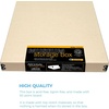 image:imageLineco Museum Archival Storage Box Drop Front 975x1275x3 in Gray  AcidFree with Metal Edge Preserves Picture Longevity Organize Photos Newspapers Prints Documents Crafts DIYTan