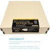 image:imageLineco Museum Archival Storage Box Drop Front 975x1275x3 in Gray  AcidFree with Metal Edge Preserves Picture Longevity Organize Photos Newspapers Prints Documents Crafts DIYBeige