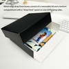image:imageLineco Museum Archival Storage Box Drop Front 975x1275x3 in Gray  AcidFree with Metal Edge Preserves Picture Longevity Organize Photos Newspapers Prints Documents Crafts DIYSimple Black