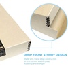 image:imageLineco Museum Archival Storage Box Drop Front 975x1275x3 in Gray  AcidFree with Metal Edge Preserves Picture Longevity Organize Photos Newspapers Prints Documents Crafts DIYTan