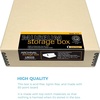image:imageLineco Museum Archival Storage Box Drop Front 975x1275x3 in Gray  AcidFree with Metal Edge Preserves Picture Longevity Organize Photos Newspapers Prints Documents Crafts DIYTan