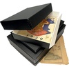 image:imageLineco Museum Archival Storage Box Drop Front 975x1275x3 in Gray  AcidFree with Metal Edge Preserves Picture Longevity Organize Photos Newspapers Prints Documents Crafts DIYSimple Black