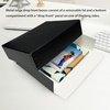 image:imageLineco Museum Archival Storage Box Drop Front 975x1275x3 in Gray  AcidFree with Metal Edge Preserves Picture Longevity Organize Photos Newspapers Prints Documents Crafts DIYClassic Black