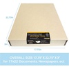 image:imageLineco Museum Archival Storage Box Drop Front 975x1275x3 in Gray  AcidFree with Metal Edge Preserves Picture Longevity Organize Photos Newspapers Prints Documents Crafts DIYTan