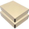 image:imageLineco Museum Archival Storage Box Drop Front 975x1275x3 in Gray  AcidFree with Metal Edge Preserves Picture Longevity Organize Photos Newspapers Prints Documents Crafts DIYTan