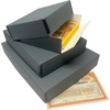 image:imageLineco Museum Archival Storage Box Drop Front 975x1275x3 in Gray  AcidFree with Metal Edge Preserves Picture Longevity Organize Photos Newspapers Prints Documents Crafts DIYGray