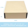 image:imageLineco Museum Archival Storage Box Drop Front 975x1275x3 in Gray  AcidFree with Metal Edge Preserves Picture Longevity Organize Photos Newspapers Prints Documents Crafts DIYTan