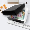 image:imageLineco Museum Archival Storage Box Drop Front 975x1275x3 in Gray  AcidFree with Metal Edge Preserves Picture Longevity Organize Photos Newspapers Prints Documents Crafts DIYSimple Black