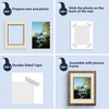 image:imageMat Board Center 5 Pack 11x14 Double Mat for 85x11 Photos Off WhiteGold  Off White Over Gold Double Mat Board Acid Free 8Ply Thickness White Core Bevel Cut for Photos amp Art FramingGray Over Black