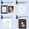 image:imageMat Board Center 5 Pack 11x14 Double Mat for 85x11 Photos Off WhiteGold  Off White Over Gold Double Mat Board Acid Free 8Ply Thickness White Core Bevel Cut for Photos amp Art FramingBlack Over Gold