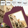 image:imageMat Board Center 5 Pack 11x14 Double Mat for 85x11 Photos Off WhiteGold  Off White Over Gold Double Mat Board Acid Free 8Ply Thickness White Core Bevel Cut for Photos amp Art FramingMaroon Over Gold