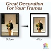 image:imageMat Board Center 5 Pack 11x14 Double Mat for 85x11 Photos Off WhiteGold  Off White Over Gold Double Mat Board Acid Free 8Ply Thickness White Core Bevel Cut for Photos amp Art FramingWhite Over Black