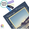 image:imageMat Board Center 5 Pack 11x14 Double Mat for 85x11 Photos Off WhiteGold  Off White Over Gold Double Mat Board Acid Free 8Ply Thickness White Core Bevel Cut for Photos amp Art FramingBlue Over Gold