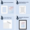 image:imageMat Board Center 5 Pack 11x14 Double Mat for 85x11 Photos Off WhiteGold  Off White Over Gold Double Mat Board Acid Free 8Ply Thickness White Core Bevel Cut for Photos amp Art FramingOff White Over Off White