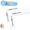 image:imageMat Board Center 5 Pack 11x14 Double Mat for 85x11 Photos Off WhiteGold  Off White Over Gold Double Mat Board Acid Free 8Ply Thickness White Core Bevel Cut for Photos amp Art FramingOff White Over Off White