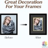 image:imageMat Board Center 5 Pack 11x14 Double Mat for 85x11 Photos Off WhiteGold  Off White Over Gold Double Mat Board Acid Free 8Ply Thickness White Core Bevel Cut for Photos amp Art FramingBlack Over Gold