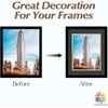 image:imageMat Board Center 5 Pack 11x14 Double Mat for 85x11 Photos Off WhiteGold  Off White Over Gold Double Mat Board Acid Free 8Ply Thickness White Core Bevel Cut for Photos amp Art FramingBlack Over Gold