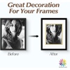 image:imageMat Board Center 5 Pack 11x14 Double Mat for 85x11 Photos Off WhiteGold  Off White Over Gold Double Mat Board Acid Free 8Ply Thickness White Core Bevel Cut for Photos amp Art FramingOff White Over Gold
