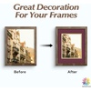 image:imageMat Board Center 5 Pack 11x14 Double Mat for 85x11 Photos Off WhiteGold  Off White Over Gold Double Mat Board Acid Free 8Ply Thickness White Core Bevel Cut for Photos amp Art FramingMaroon Over Gold