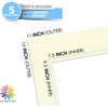 image:imageMat Board Center 5 Pack 11x14 Double Mat for 85x11 Photos Off WhiteGold  Off White Over Gold Double Mat Board Acid Free 8Ply Thickness White Core Bevel Cut for Photos amp Art FramingIvory Over Ivory