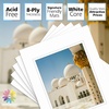 image:imageMat Board Center 5 Pack 11x14 Double Mat for 85x11 Photos Off WhiteGold  Off White Over Gold Double Mat Board Acid Free 8Ply Thickness White Core Bevel Cut for Photos amp Art FramingWhite Over White