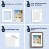 image:imageMat Board Center 5 Pack 11x14 Double Mat for 85x11 Photos Off WhiteGold  Off White Over Gold Double Mat Board Acid Free 8Ply Thickness White Core Bevel Cut for Photos amp Art FramingWhite Over White