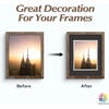 image:imageMat Board Center 5 Pack 11x14 Double Mat for 85x11 Photos Off WhiteGold  Off White Over Gold Double Mat Board Acid Free 8Ply Thickness White Core Bevel Cut for Photos amp Art FramingBlack Over Silver