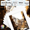 image:imageMat Board Center 5 Pack 11x14 Double Mat for 85x11 Photos Off WhiteGold  Off White Over Gold Double Mat Board Acid Free 8Ply Thickness White Core Bevel Cut for Photos amp Art FramingOff White Over Off White